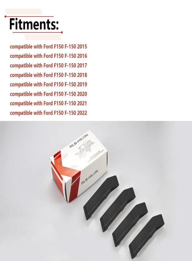 RLB-HILON 4PCS Driver Side Running Board Step Pad Grip Cover Compatible with Ford F150 2015 2016 2017 2018 2019 2020 2021 2022 Year, for FL3Z16491DA - Image 2